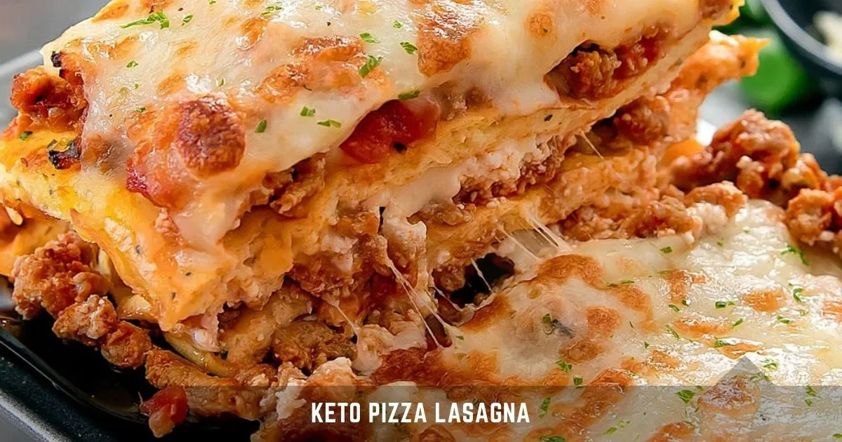 Keto Pizza Lasagna