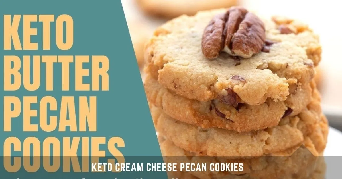 Keto Cream Cheese Pecan Cookies