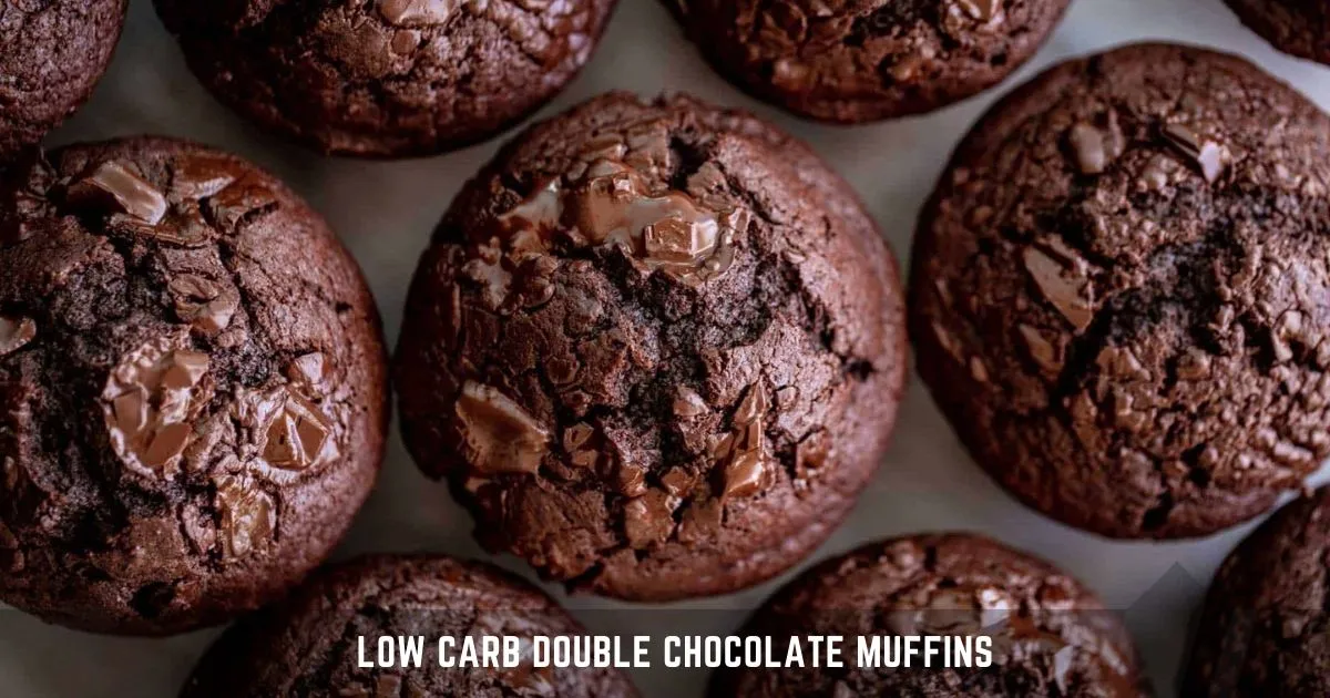 Low Carb Double Chocolate Muffins