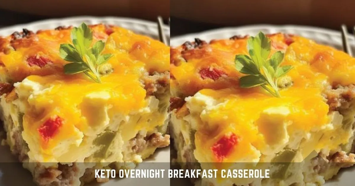 Keto Overnight Breakfast Casserole