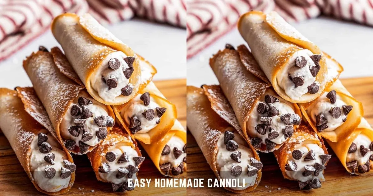 Easy Homemade Cannoli