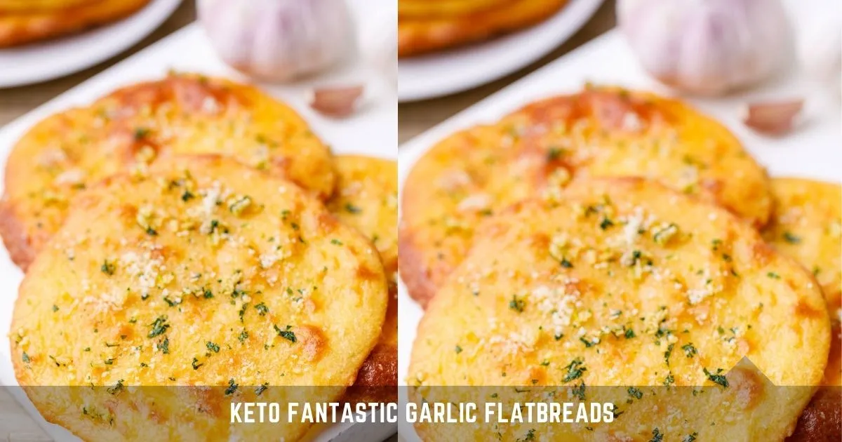 Keto Fantastic Garlic Flatbreads