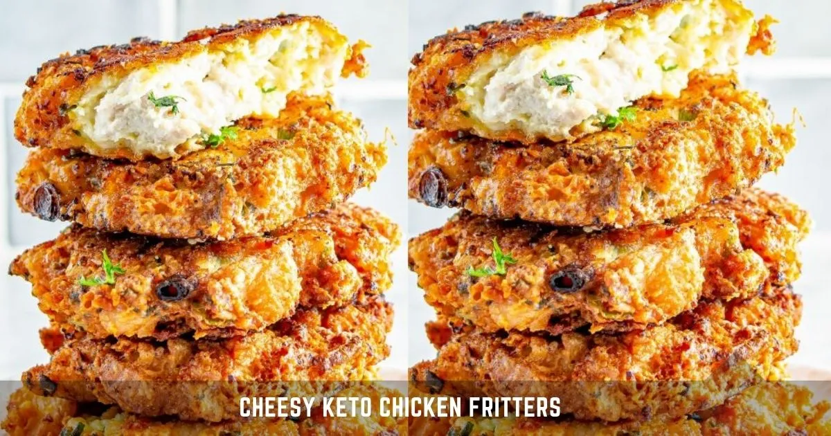 Easy Cheesy Keto Chicken Fritters