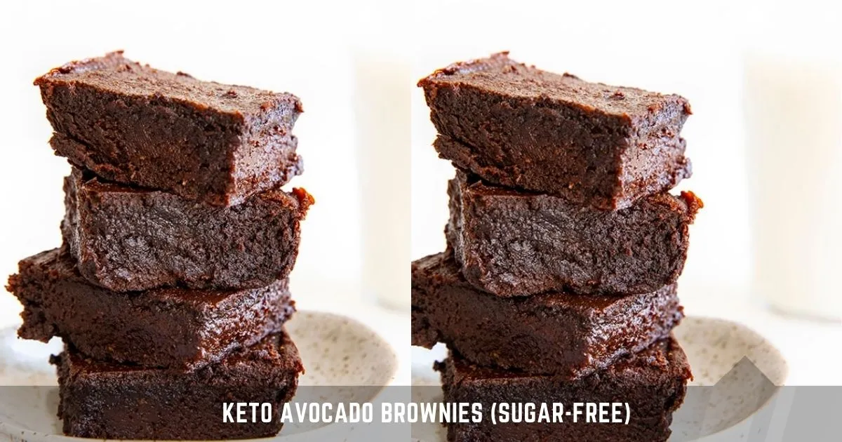 Keto Avocado Brownies (Sugar-Free)