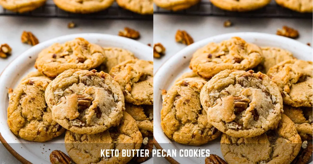 Keto Butter Pecan Cookies